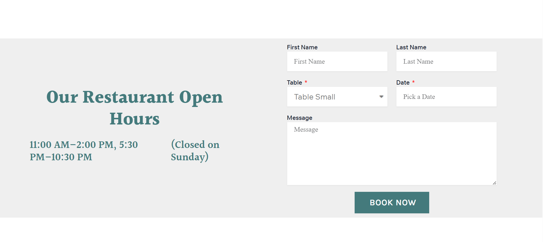 HOME VTE RESERVATION