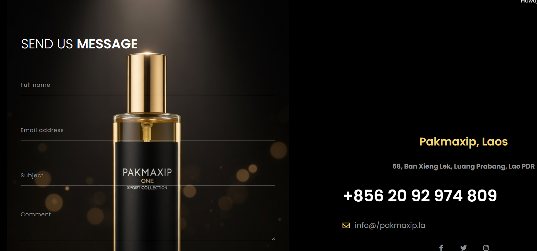 pakmaxip contact page